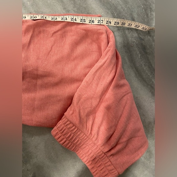 NWOT Old Navy Size L Pink Waffle Knit Elastic Waist Joggers Soft Lounge Pants - Picture 8 of 9